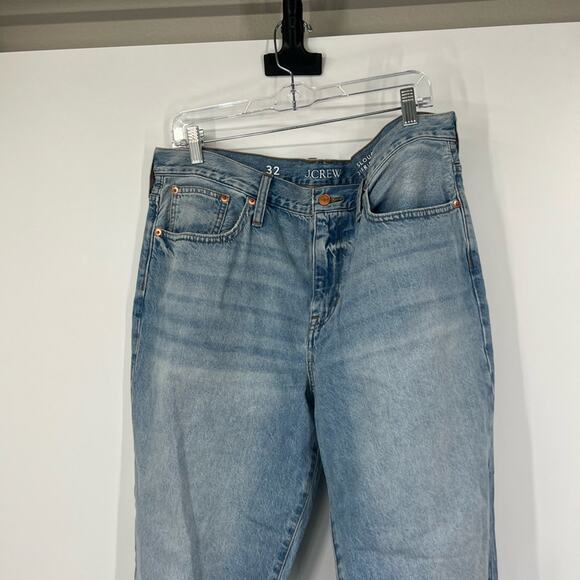 J. Crew Slouchy Boyfriend Jeans in Clear Indigo Wash High Rise - Picture 2 of 9